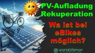 Von der defekten Radnabe zum  PV-eBike mit Rekuperation