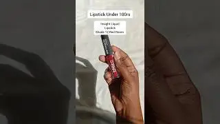 Lipstick Under 100 rs | Insight Liquid Lipstick | 12 Red Room 🌹#lipstickshade #redlipstick