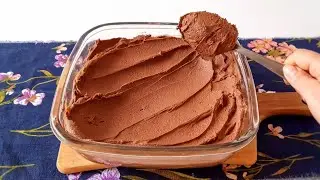RECHEIO E COBERTURA DE CHOCOLATE SEM IR AO FOGO. Bateu tá Pronto.