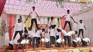 Pyramid Formation By School Students | RPP MEMORIAL PUBLIC SCHOOL