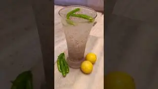 Day 22/30 Summer Drink Challenge🍋🌶 Kuluki Sharbat 🍹🍸#school #drink #refreshing #trending #shorts