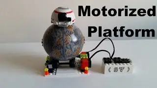 Lego BB8 with motorized platform 100% Lego (parts number in the description)