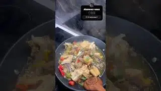 Poisson sal&eacute; frit  makayabu d&eacute;licieux