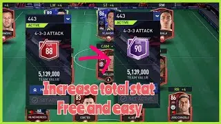 How to Increase Overall stat simply easy and free fifa mobile 22