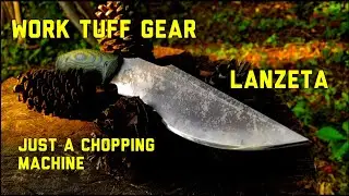 Work Tuff Gear Lanzeta knife Review,incredible chopping power!