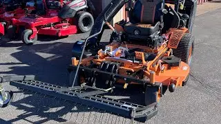 Jrco Tine Rake Dethatcher install on a Scag Turf Tiger ll Zero Turn Lawn Mower
