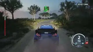 Doing stage 6 of rally Italy