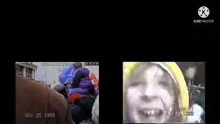 Macy's parade Sonic accident 1993 all angles (updated) (footage only)