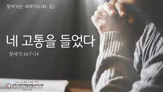 네 고통을 들었다 _조선형목사 [찾아가는 새벽기도 20260122목]