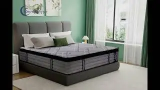 Surlunkeys FreshContour 14&rdquo; Hybrid Mattress  Cooling Gel Layers & 7 Zone Support Details