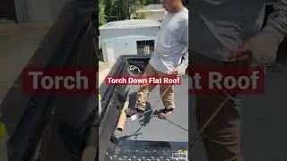 Torch Down flat roofing installation skills in Winter Haven Fl #construction