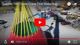 Canflex 100 Tonne Crane Test Water Bag