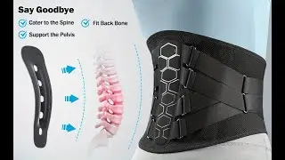 ELEBAE Back Support Belt with Bionic Technology|Relieve Back Pain!#backbrace #amazonfinds #explore