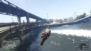 GTA5 online course en moto 1vs1