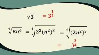 Writing Radicals as Expressions with Rational Exponents