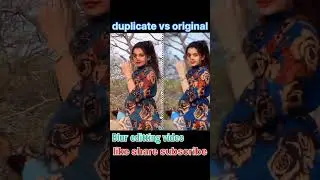 b612 apps editing video #somanath06 dublicat vs original