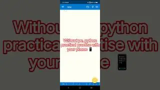 o level python practical practice without pc 😮😮it's possible #shortvideo