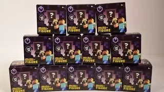 Minecraft Mini-Figure Toys Series 4 Obsidian BLIND BOXES!