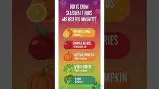 Seasonal Foods | Nature&rsquo;s Best Immunity Boosters Explained