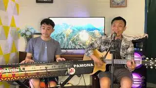 Cover lagu : Kekasih, cipt. Pance Pondaag , vok Rycho