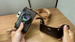 Cam-in Genuine Leather Half Case for Leica M Film Cameras (M3, M2, M4, M4-2, M4-P, M6, M7)