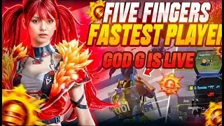 FASTEST 5 FINGER PLAYER LIVE WITH HANDCAM #BGMI #GODGISLIVE
