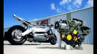 HELICOPTER Engine motorcycle!