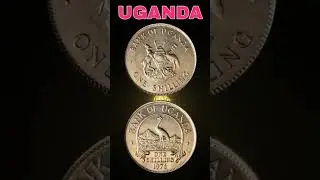 Uganda 1 shilling 1976.#shorts #coinnotesz