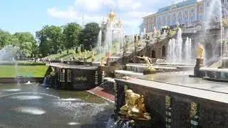 Some fountains of Peterhoff, Saint-Petersburg, Russia / Фонтаны Петергофа, Санкт-Петербург, Россия