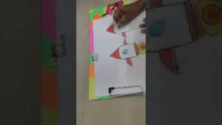 How to draw a Rocket / easily draw rocket / rocket drawing for kids step by step🚀  #rocketdrawing