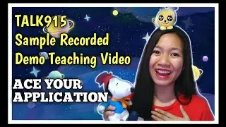 Talk915 SAMPLE RECORDED DEMO TEACHING VIDEO DURING APPLICATION