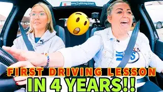 Learner Hasn't Driven In 4 Years! First Driving Lesson With Laura
