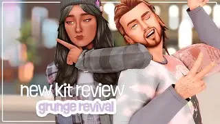 trying out the new grunge kit! | sims 4 create a sim