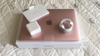 Rose Gold MacBook (2017 version) Unboxing