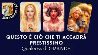 Questo è CIÒ che TI ACCADRÀ PRESTISSIMO. Qualcosa di GRANDE ❤️ Tarocchi