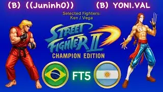((JuninhO)) VS. YONI.VAL - Street Fighter II' Champion Edition - FT5 - 16:32 - Online Match Replays