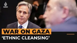&lsquo;Ethnic cleansing&rsquo; happening in Gaza, Jordan&rsquo;s FM tells Blinken | AJ #Shorts