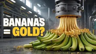 Millions of Banana Stems Crushed Into GOLD Every Day at This Factory