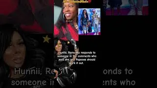 Hunnii, Remy Ma responds to someone in the comments who says she and Papoose should work it out.