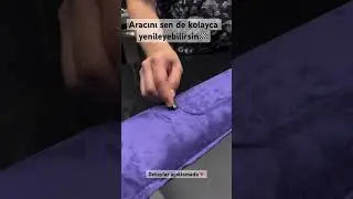 Alcant-fabric yapışkanlı kaplama &uuml;r&uuml;nleri ile aracınızı değiştirin. 🏎️ Detaylar sayfamızda 🔻