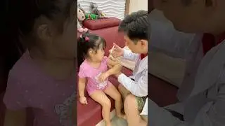 Chocolate injection prank with my brother#shorts