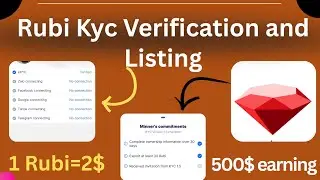 Rubi Kyc verification|| Rubi listing Date || Rubi Price currently #rubikyc #attatechnical
