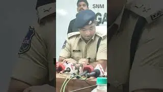 సంగారెడ్డిజిల్లా వార్షిక నేర నివేదికలో వివరాలు తెలియజేస్తున్న జిల్లా ఎస్పీ పరితోష్ పంకజ్ /SNM MEDIA/