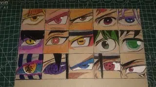 anime eyes drawing🔥| subscriber demands🤯
