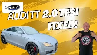 AUDI TT Rebuild COMPLETE! First Drive After Salvage Repair | Copart Project Car Part 4 #copart #diy