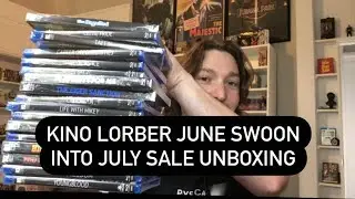 Kino Lorber June Swoon into July Sale Unboxing - Blu Rays, Slip Covers, Movie Unboxing