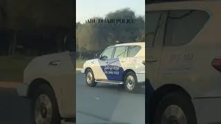 Abu Dhabi police 👮🏻&zwj;♂️ #police #policecar #newyear #2024