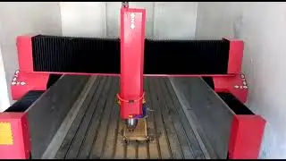 cnc# heavy# duty stone #Rautar cutting# engraving# machine