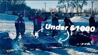 RACING CHEAP SLEDS IN THE DITCHBANGER NATIONAL 2026!!! (DAN CRASHED)