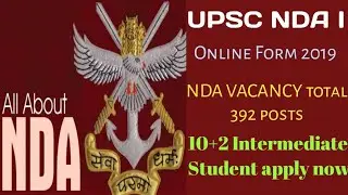 UPSC NDA Online Form 2019 | How to apply at  